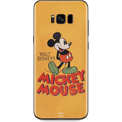 Disney Mickey Mouse Walt Disney Classic Character Galaxy S8 Plus Skin